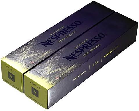 Nespresso VertuoLine (European Version) Master Origin Espresso (1.35 ounce): Peru Organic, 20 Cap... | Amazon (US)