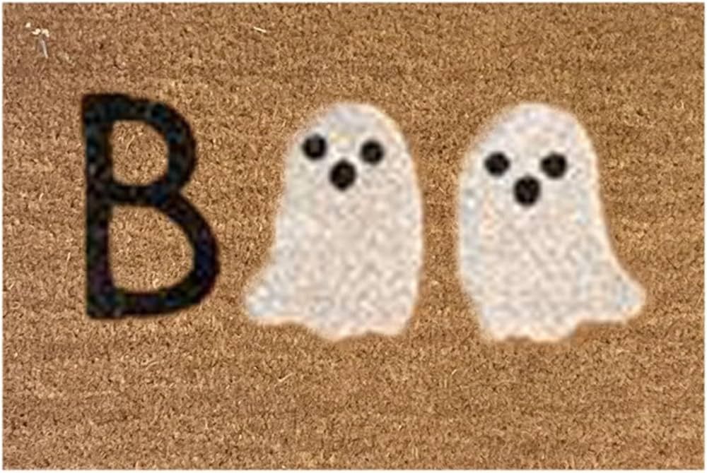 Halloween Happy Home Sweet Doormat Coir Print Hey Boo Clown Ghost Candy Funny 23×16Inches Door M... | Amazon (US)