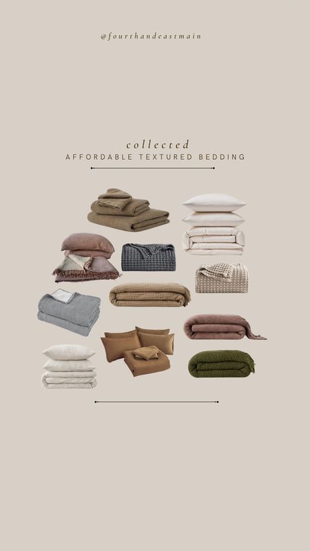 COLLECTED // AFFORDABLE TEXTURED BEDDING 

AFFORDABLE BEDDING
TEXTURED BEDDING

#LTKhome