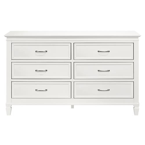 Namesake Darlington White Pine Wood 6-Drawer Assembled Dresser | Kathy Kuo Home