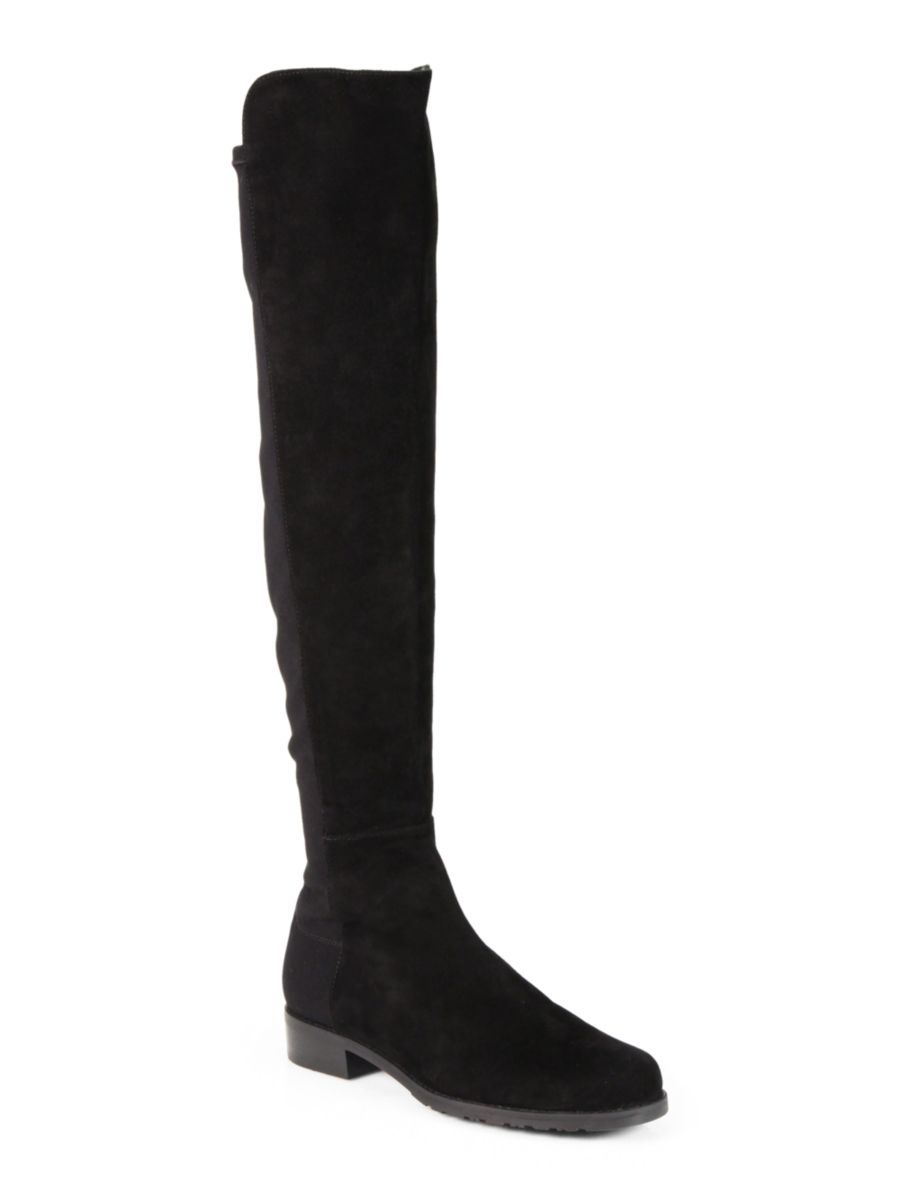 5050 Over-The-Knee Stretch-Suede Boots | Saks Fifth Avenue