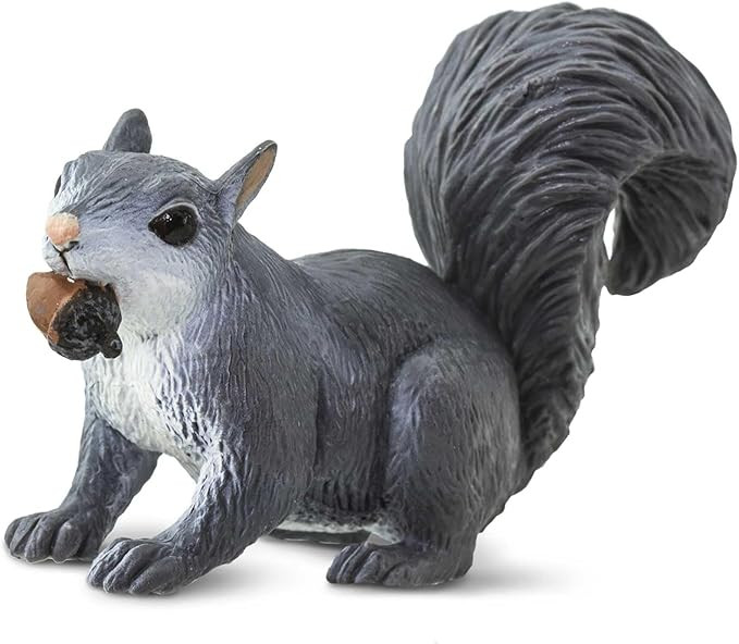 Safari Ltd. Gray Squirrel Figurine - Lifelike 3" Wildlife Figure - Educational Toy for Boys, Girl... | Amazon (US)