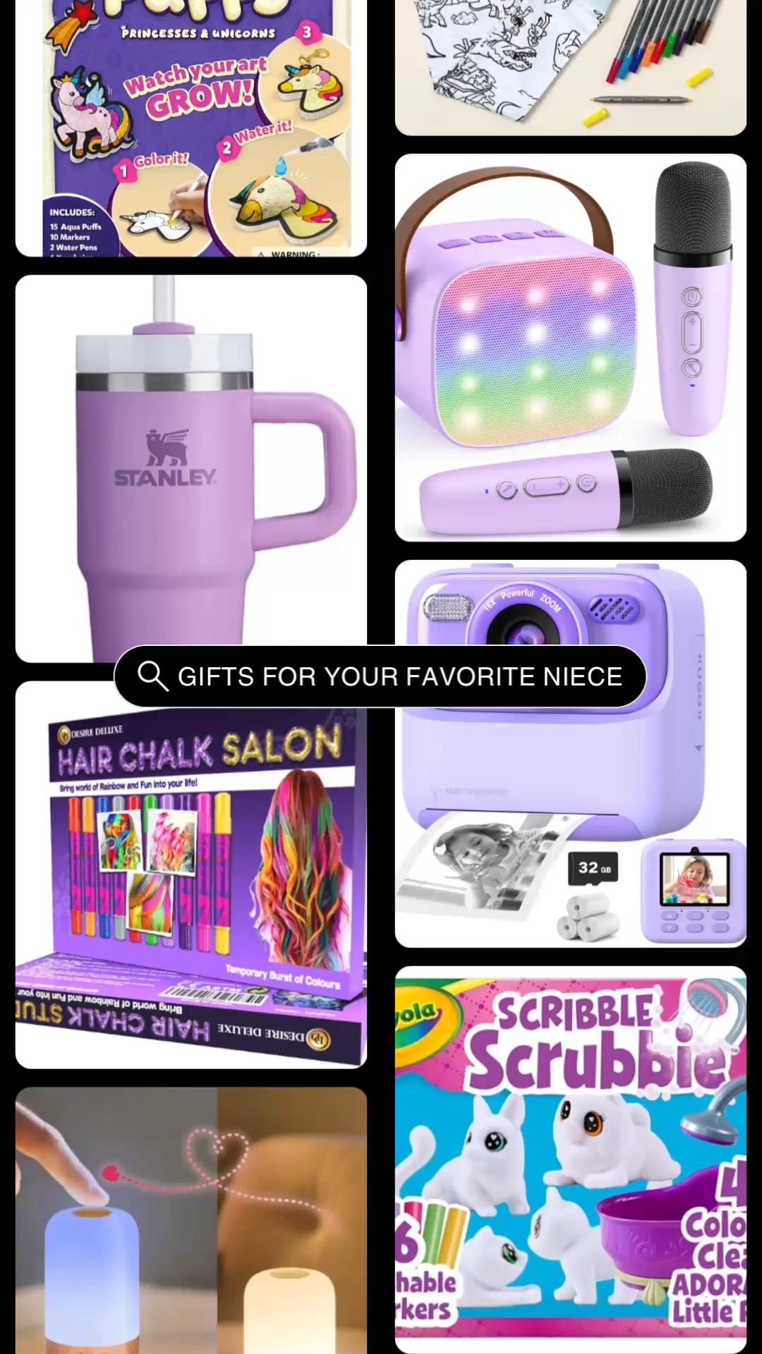 What to Get Your Niece ✨
From fun, creative picks to sweet little luxuries, these gifts are guaranteed to make you the favorite auntie or uncle. Perfect for birthdays, holidays, or just because.

🎁 Tap to shop my top niece-approved finds!

👉 Follow me for more gift guides and unique ideas for everyone on your list.

#GiftGuide #GiftsForNieces #GiftIdeasForHer #GiftInspo

#LTKSeasonal #LTKGiftGuide #LTKFamily #LTKFindsUnder50