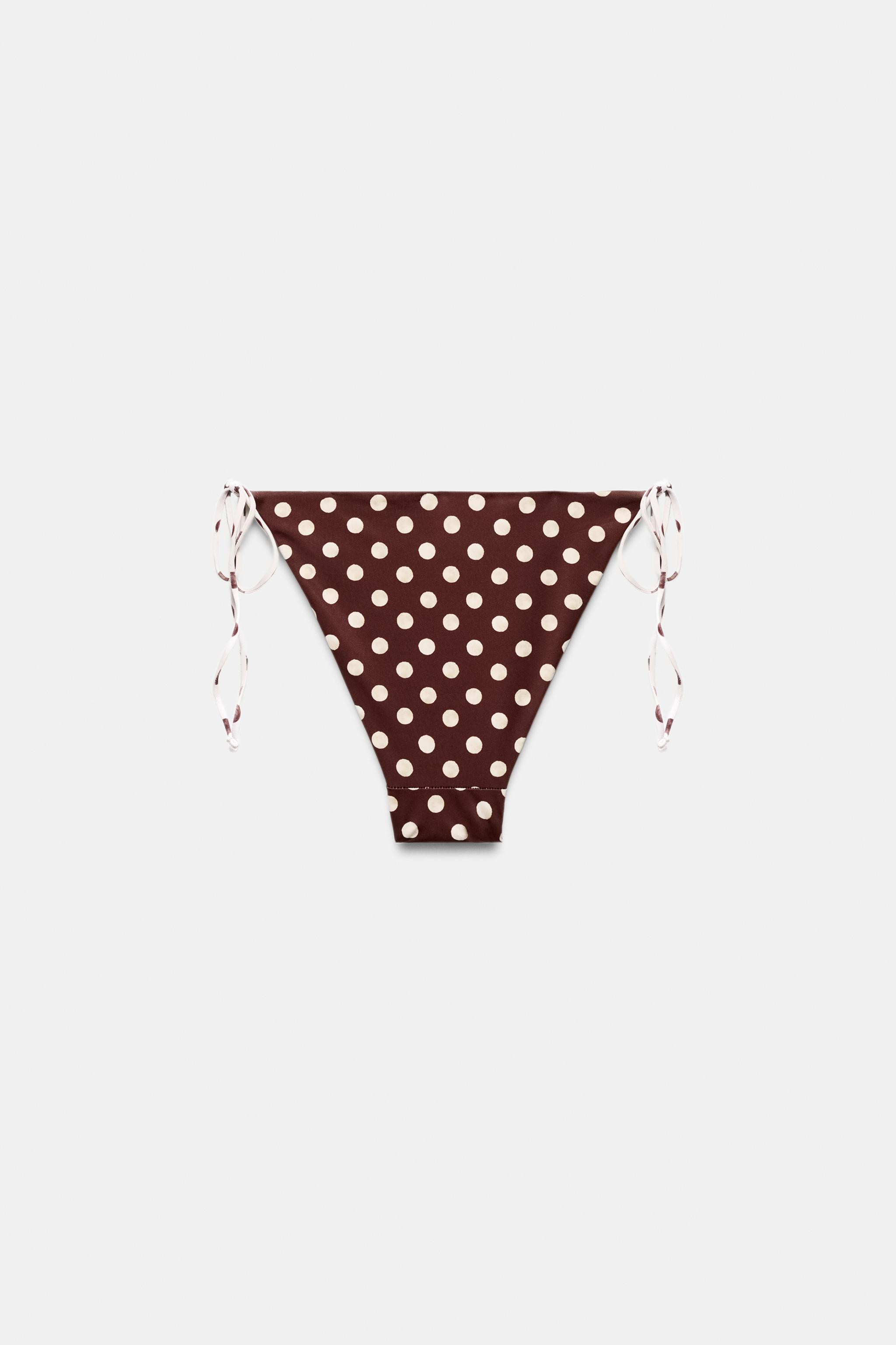 POLKA DOT BIKINI BOTTOMS | Zara US