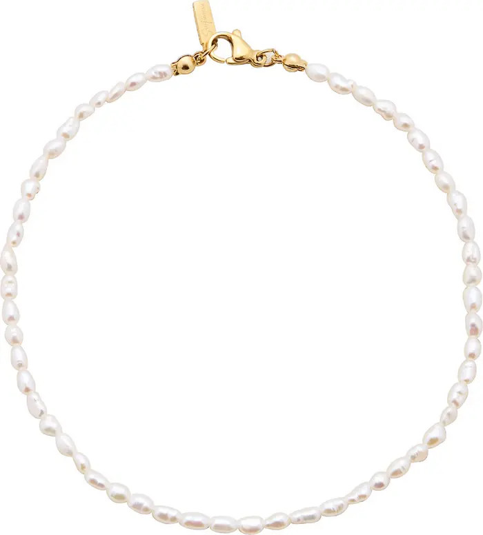 Michel Freshwater Pearl Anklet | Nordstrom