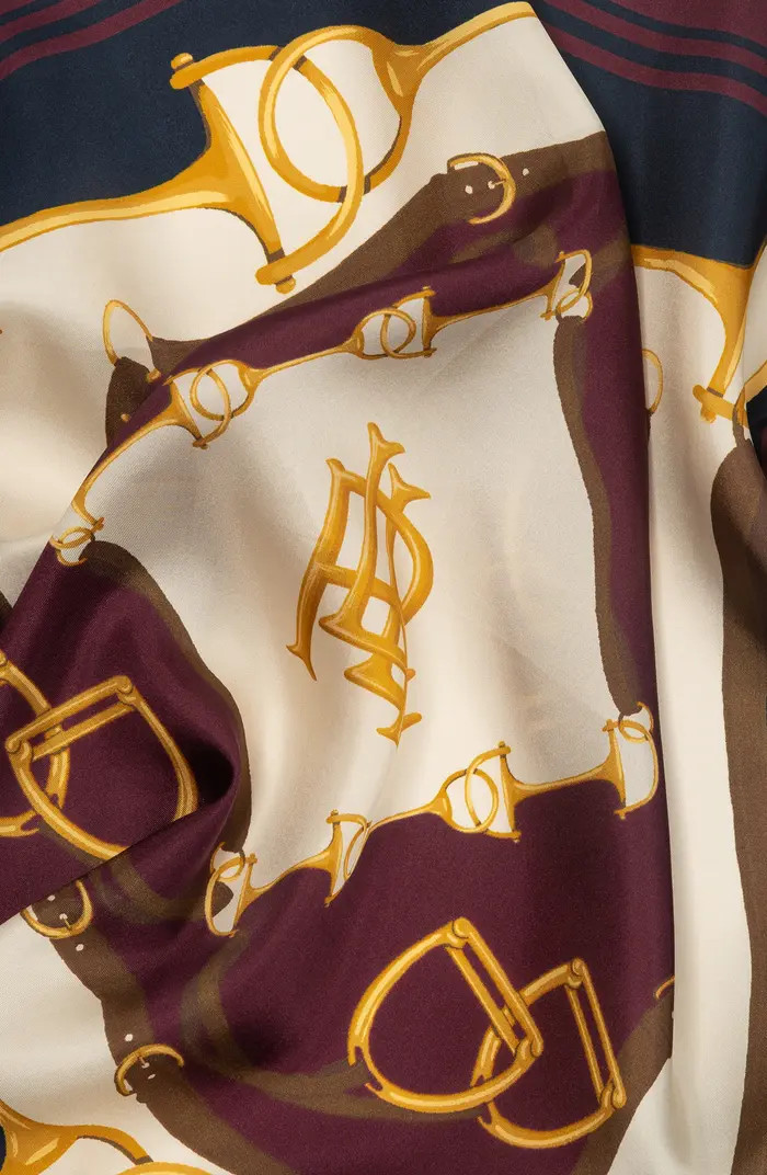 Equestrian Square Silk Scarf | Nordstrom