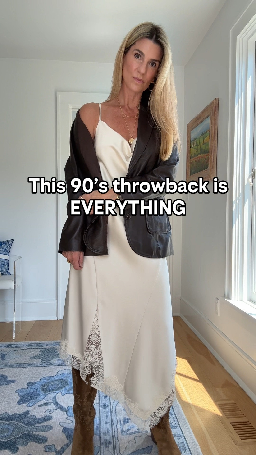 Wearing sz M in blazer. Wear sz 27 (true to size) in Quince jeans

#LTKootd #LTKgrwm #LTKOver40