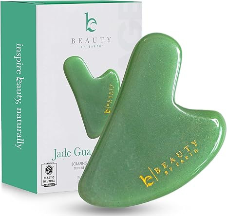 Jade Gua Sha Stone - Face Sculpting Tool, Guasha Tool for Face, Gua Sha Facial Tools for Face Mas... | Amazon (US)