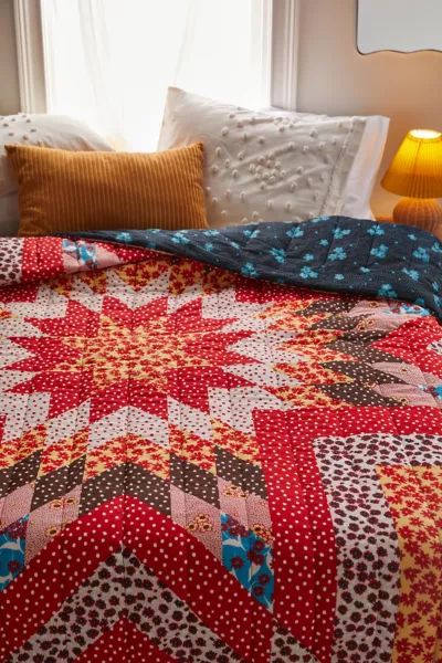 Mixed Print Patchwork Quilt | Urban Outfitters (US and RoW)