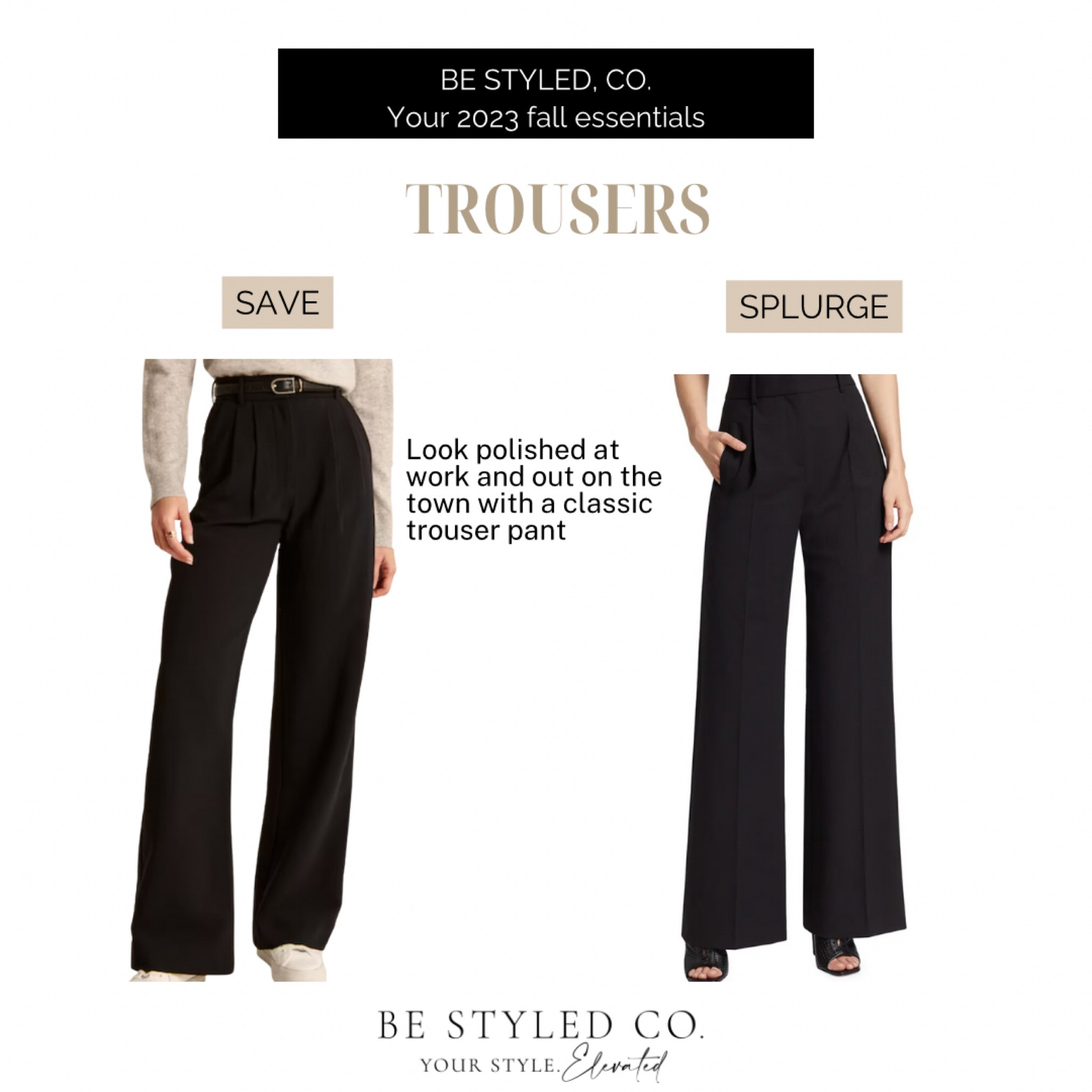 The best trousers - affordable options and investment pieces - capsule wardrobe - fall outfits 

#LTKFind #LTKstyletip #LTKSeasonal