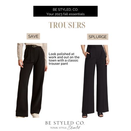 The best trousers - affordable options and investment pieces - capsule wardrobe - fall outfits 

#LTKFind #LTKstyletip #LTKSeasonal