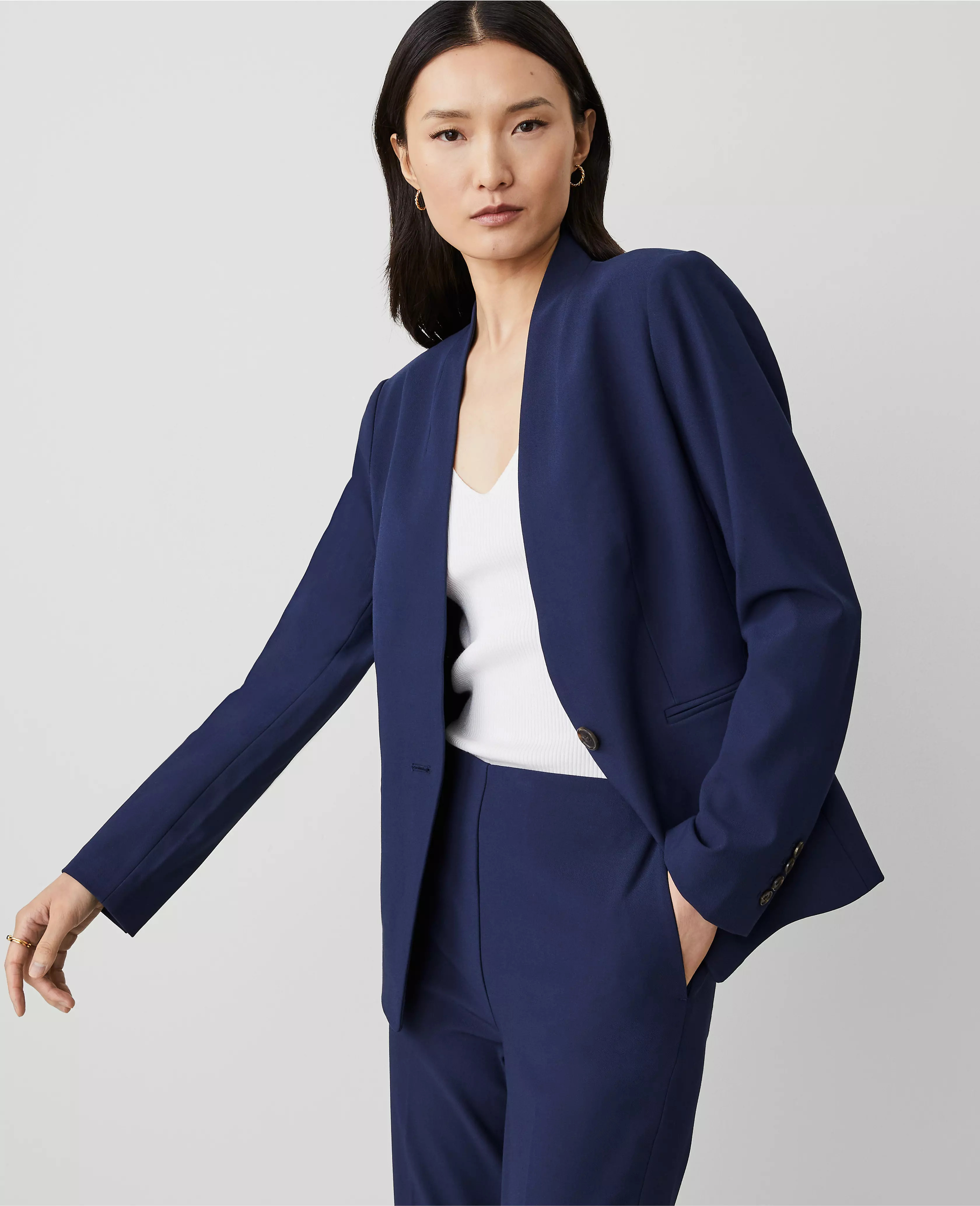 The Cutaway Blazer in Bi-Stretch | Ann Taylor