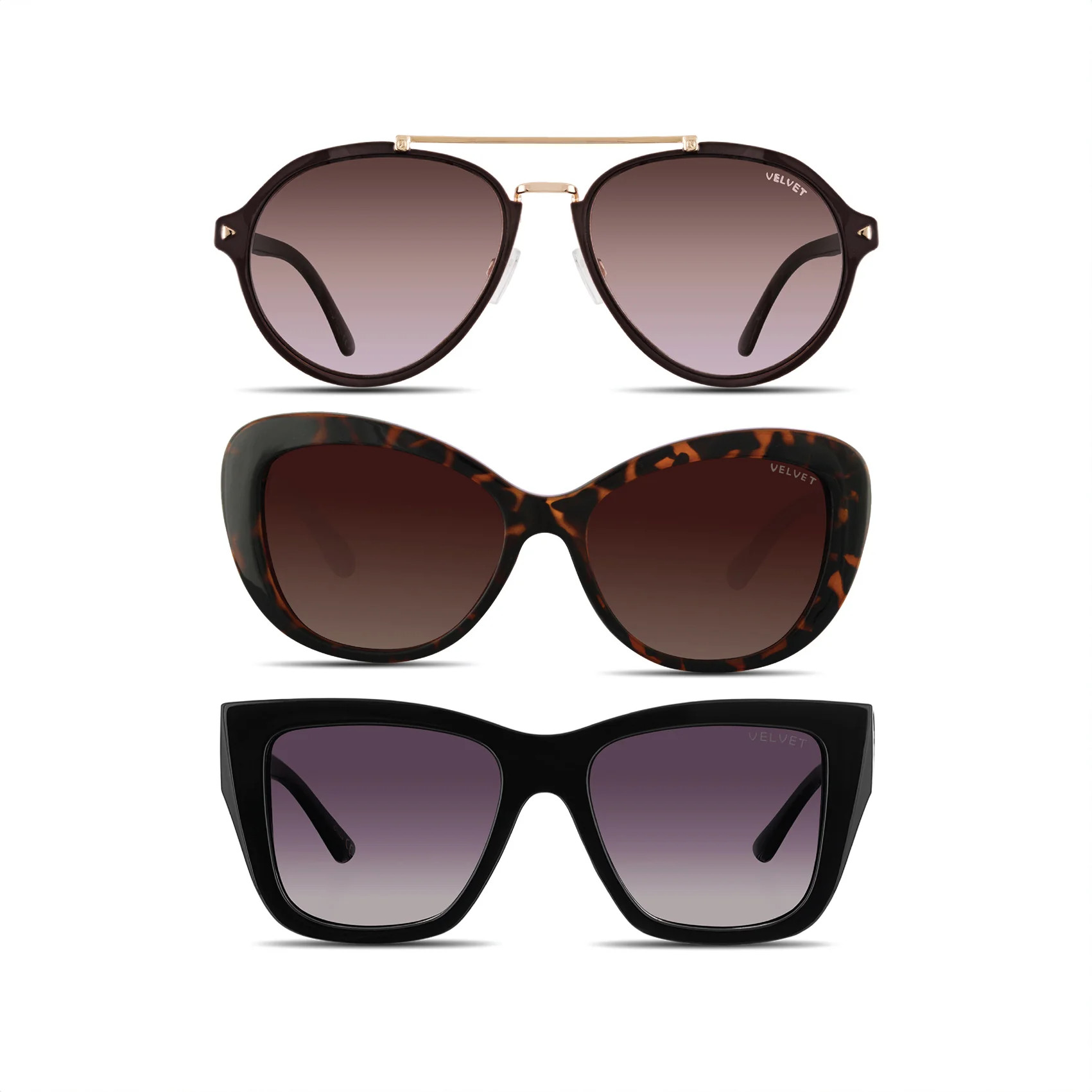 Oval Face Shape Sunglass Style Box | Velvet Eyewear (US)