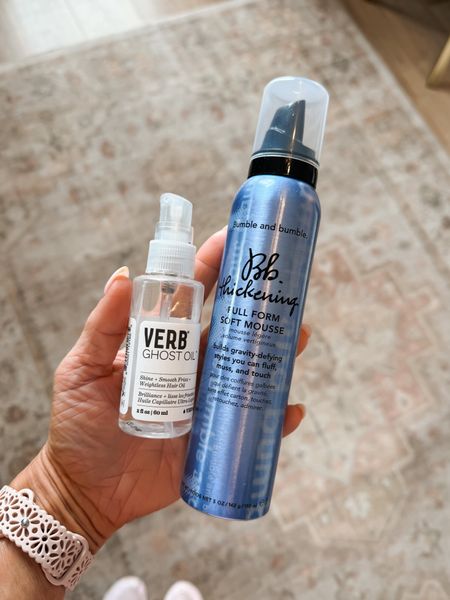 Two of my go-to hair styling products for volume and a bit of smoothing on my ends. Beauty find, haircare, volume mousse

#LTKBeauty #LTKStyleTip #LTKFindsUnder50