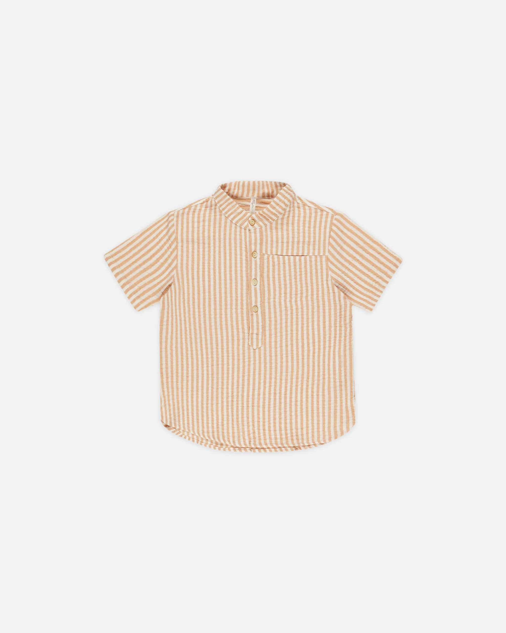 Mason Shirt || Grapefruit Stripe | Rylee + Cru