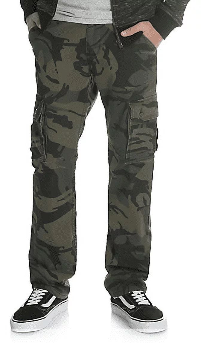 Wrangler Boys Stretch Cargo Pants, Sizes 4-16 & Husky | Walmart (US)