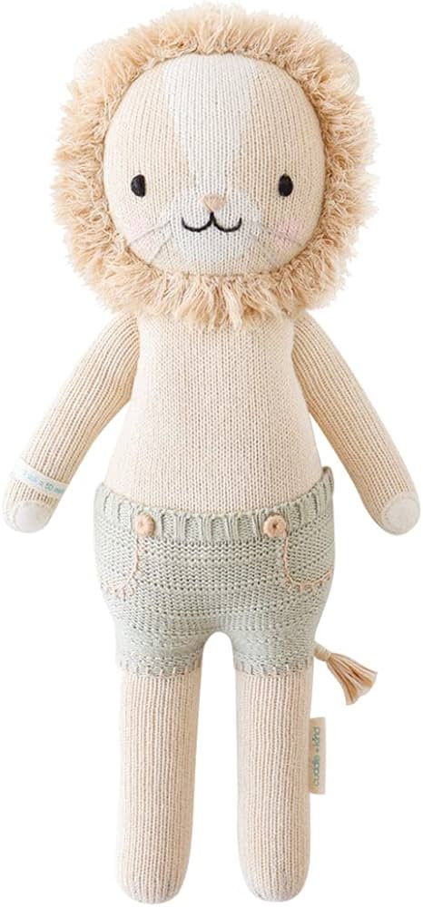 Sawyer The Lion Regular 20" Hand-Knit Doll – 1 Doll = 10 Meals, Fair Trade, Heirloom Quality, H... | Amazon (US)