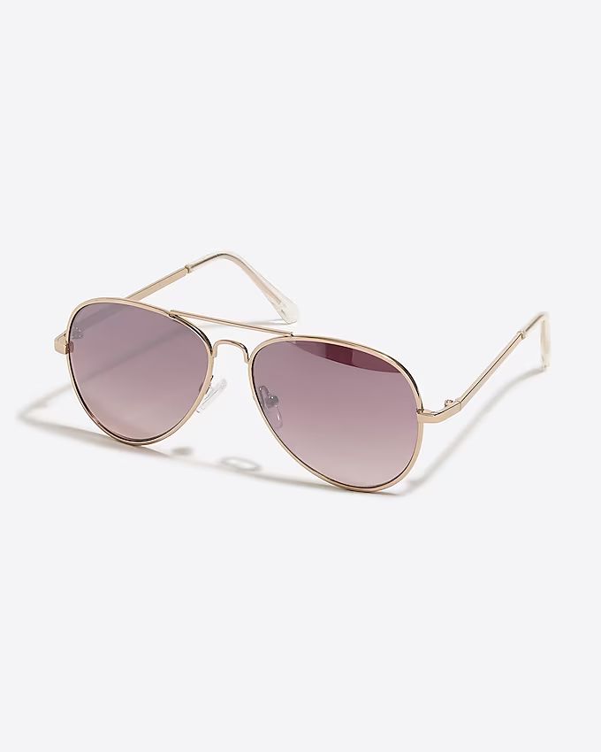 Kids' metal aviator sunglasses | J.Crew Factory