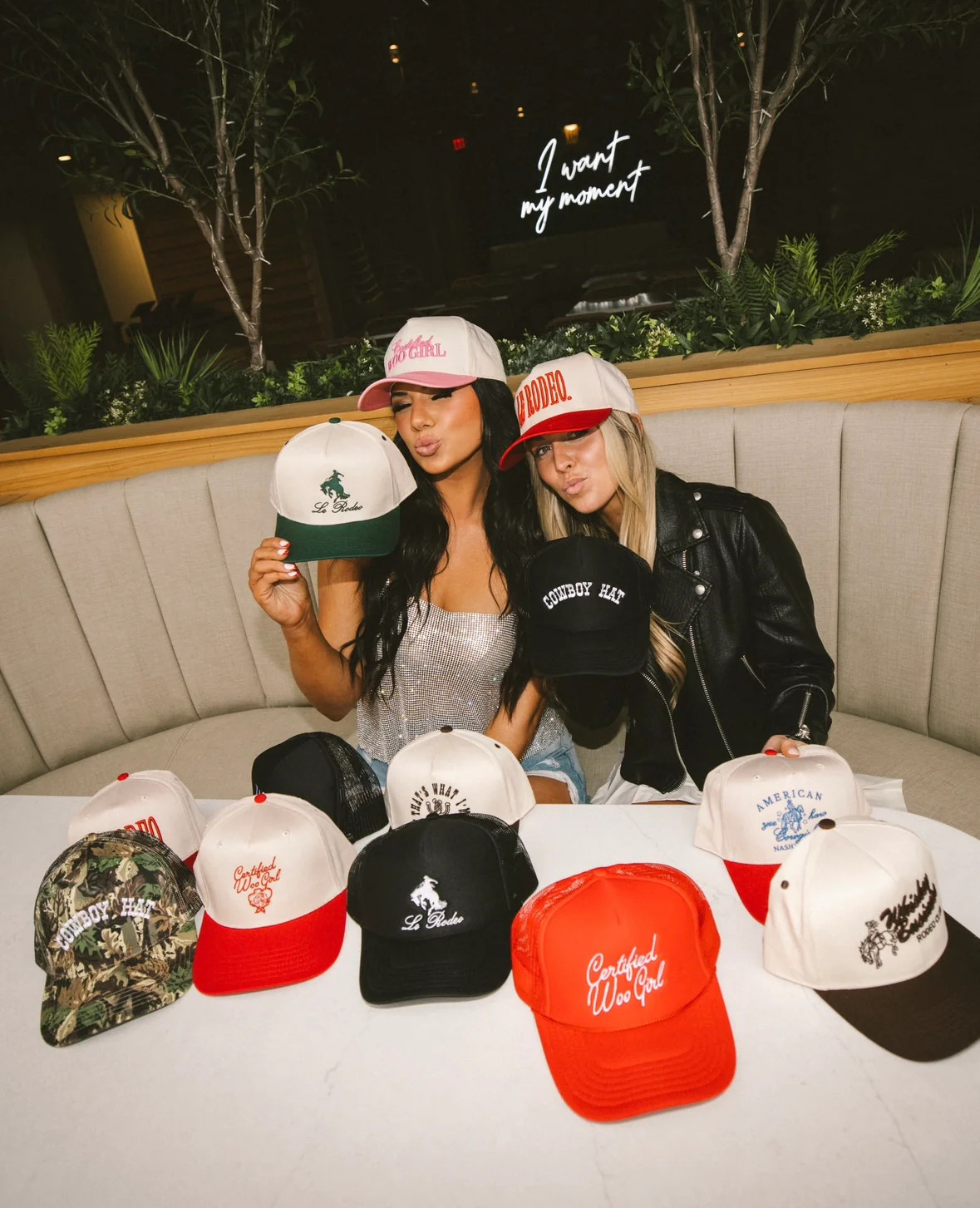 Cowboy Hat Trucker Hat - Black | KenzKustomz