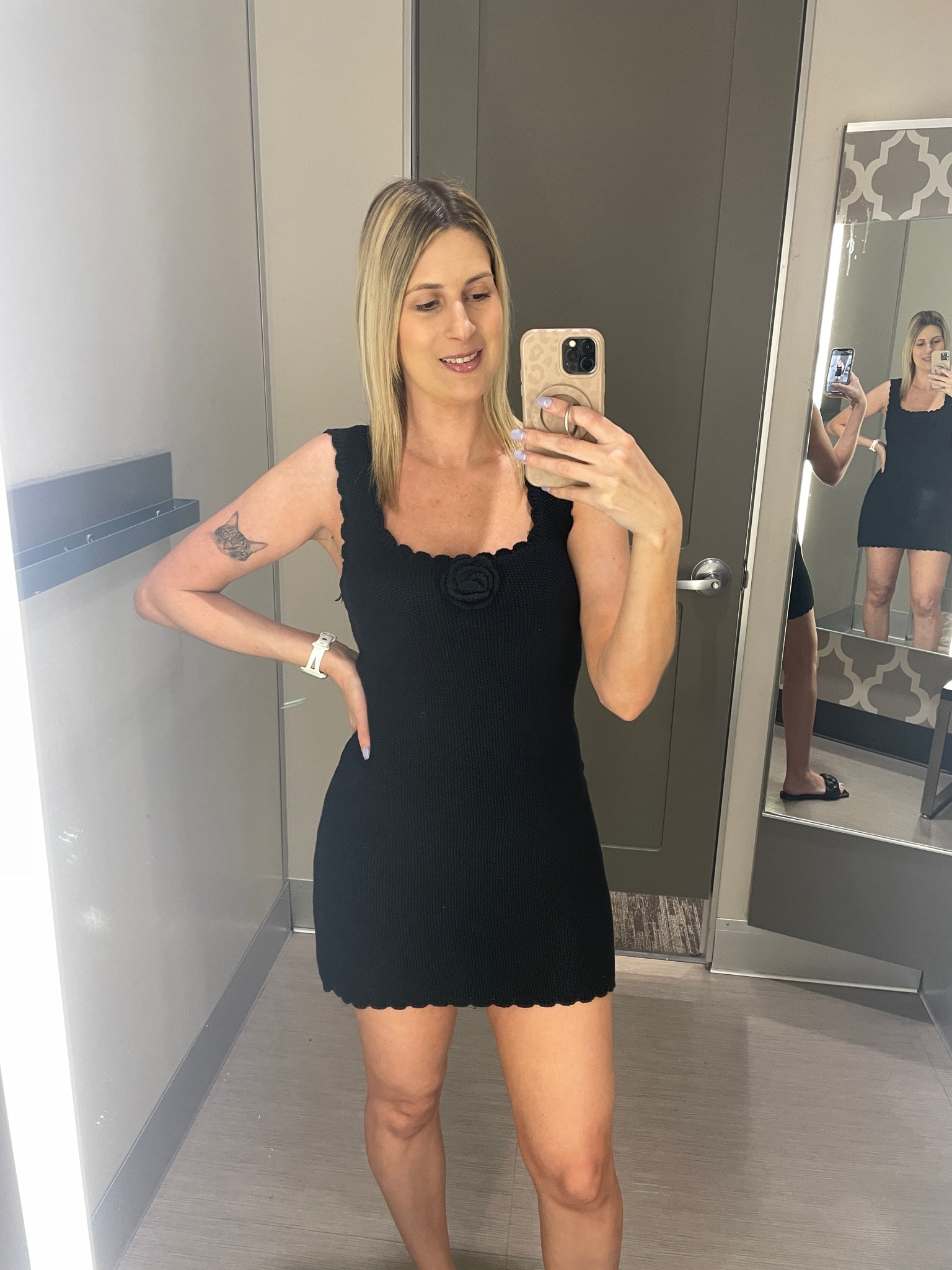 Mini sweater dress for spring!  Comes in cream color too! I’m wearing a small and it’s very stretchy. Would prob need an xs. 

Target circle week, target sale, target spring, black mini dress, sweater dress, spring dress, cream dress, spring outfit



#LTKxTarget #LTKfindsunder50 #LTKSeasonal