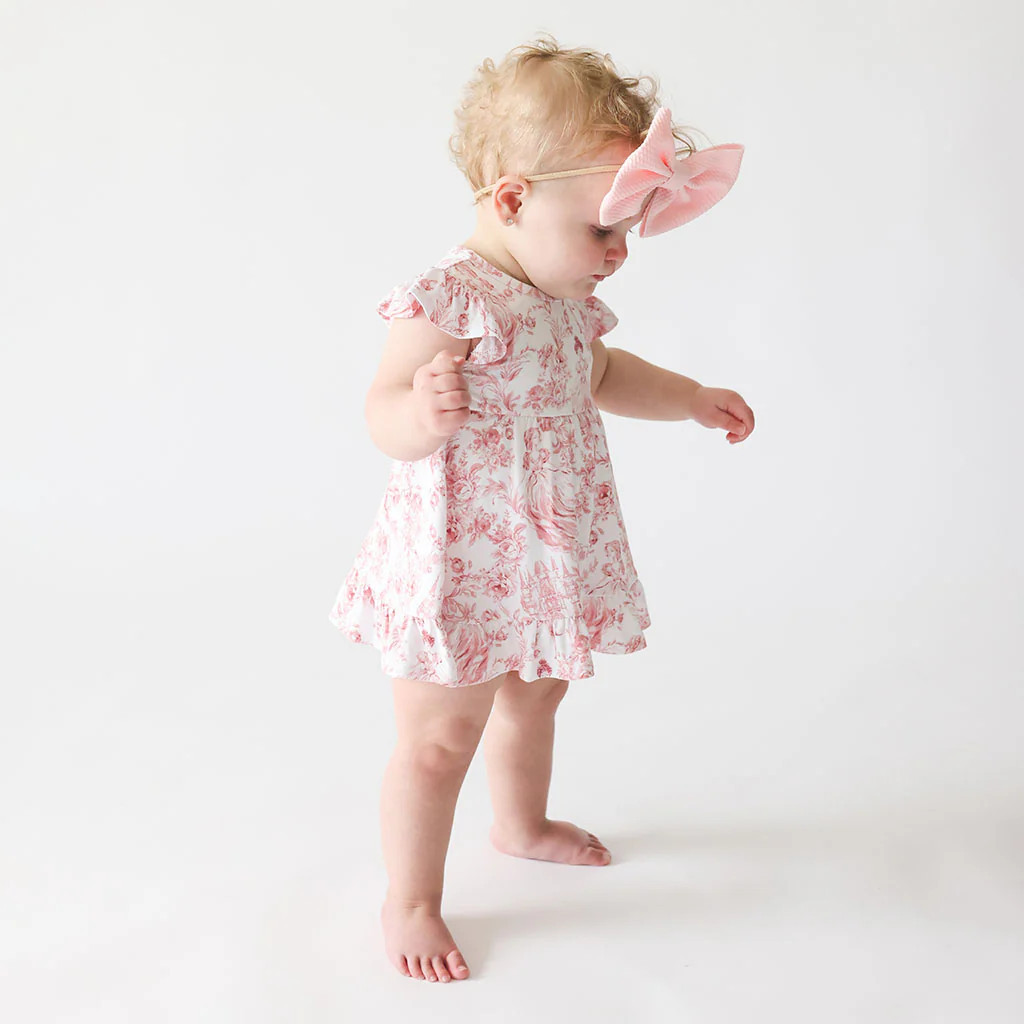 Antoinette Ruffled Twirl Bodysuit Dress | Posh Peanut