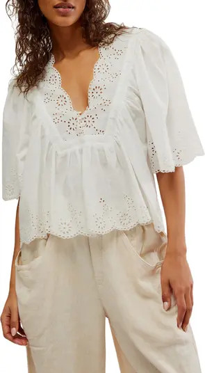 Costa Eyelet Top | Nordstrom