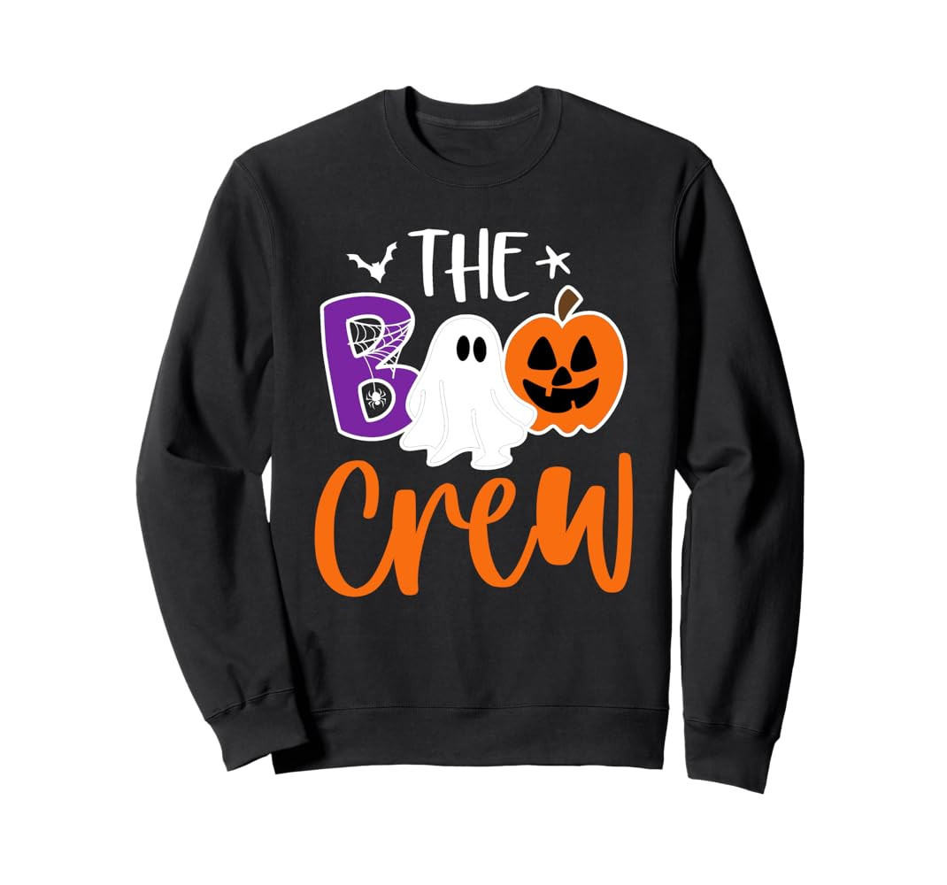 Halloween The Boo Crew Cute Ghost Spooky Family Matching Sweatshirt | Amazon (US)