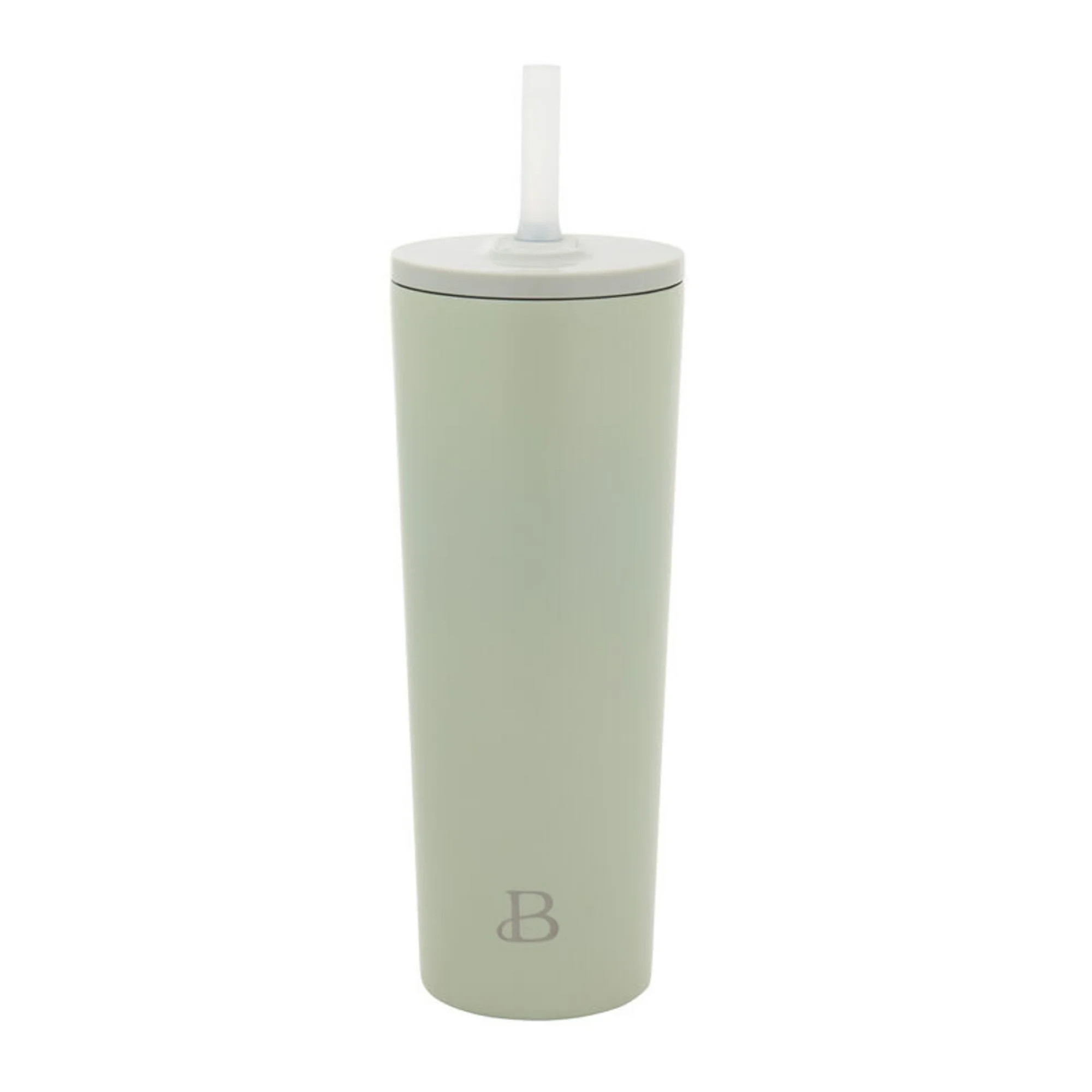 Beautiful 24oz No Drippy Sippy Stainless Steel Tumbler With Straw, Sage - Walmart.com | Walmart (US)