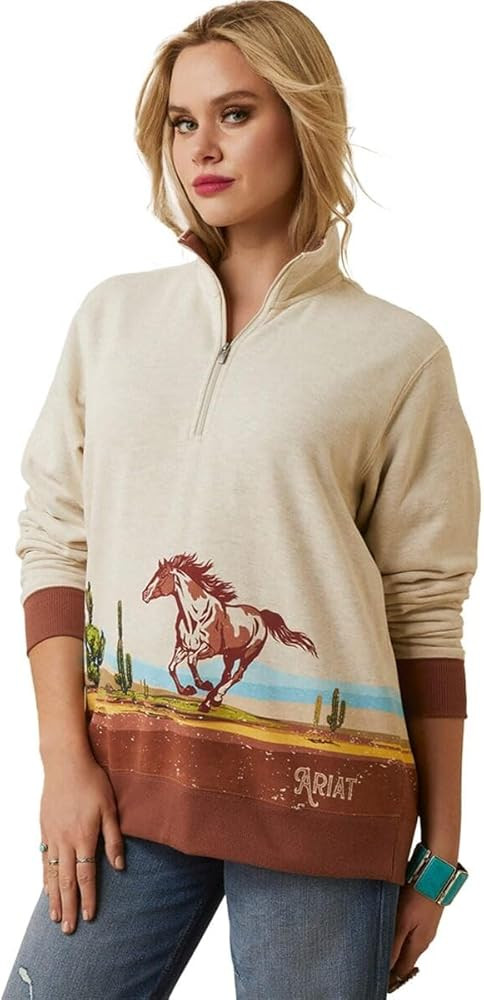 ARIAT Women's Wild Horse Sweatshirt | Amazon (US)