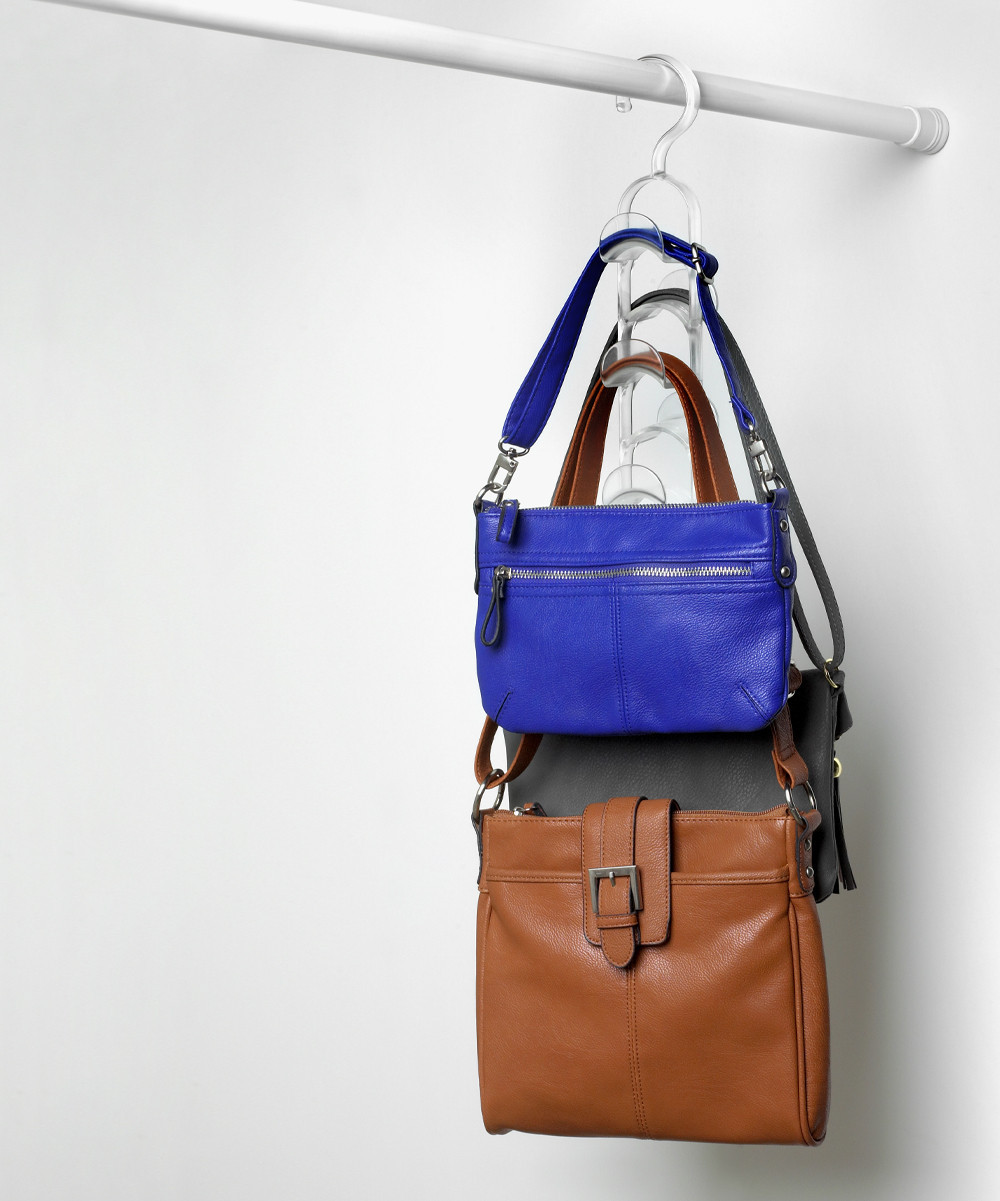 Spectrum Hangers Clear - Virgo Closet Purse Organizer Hook | Zulily