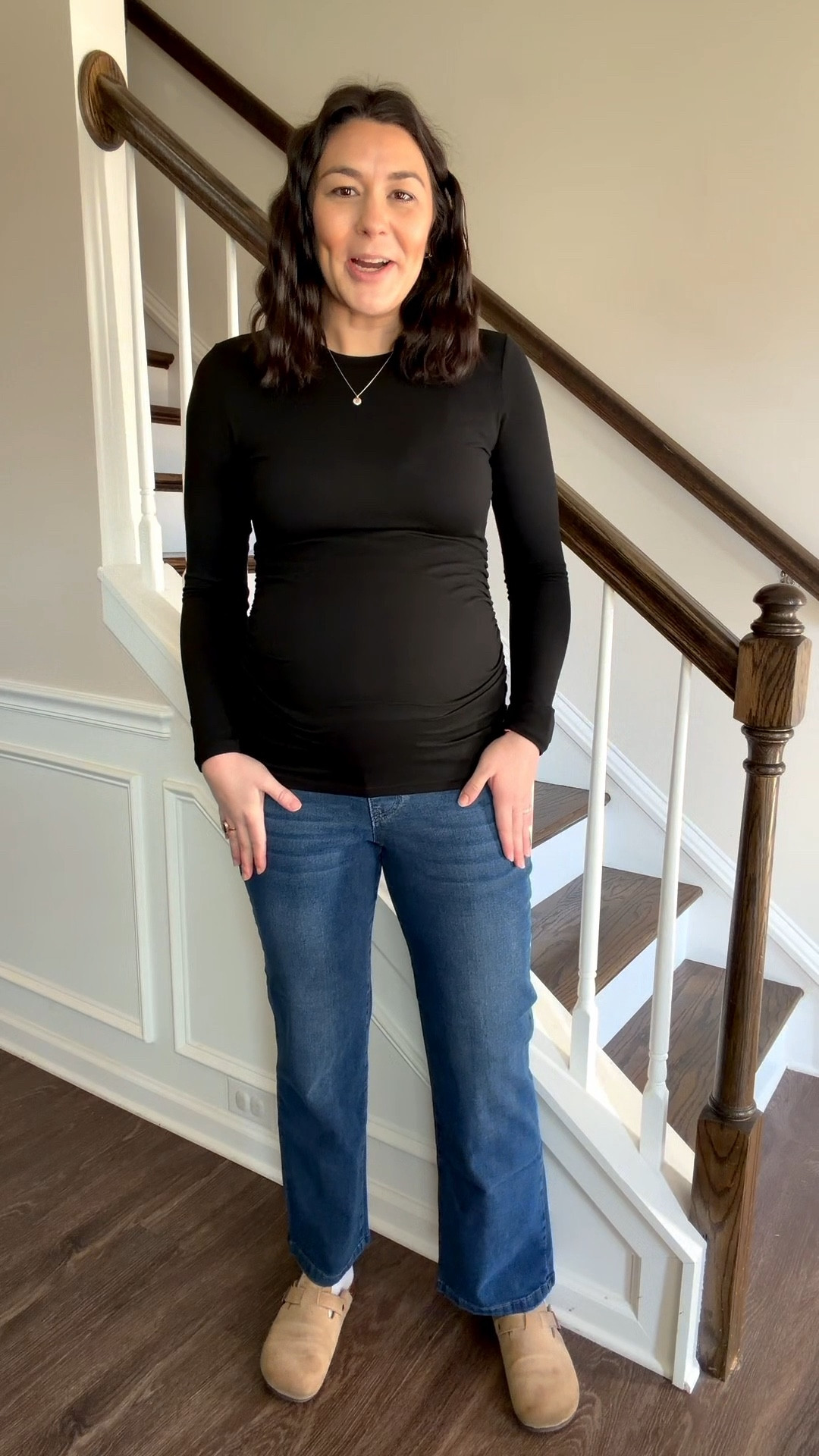 A detailed review of these Amazon maternity jeans!

I’m wearing a size medium (TTS for me) in the color 01 Dark Blue. They come in 14 color options in sizes S-XXL. Some of the washes come in a 31” inseam (what I’m wearing at 5’10”) and some of them come in a 26” if you are more petite than me. They are a stretchy, pull on denim (no zippers or buttons) with functional pockets in the front and back! They have a full belly band which is very comfy, not itchy at all, and stays in place 🙌🏼 




#LTKPetite #LTKTall #LTKBump