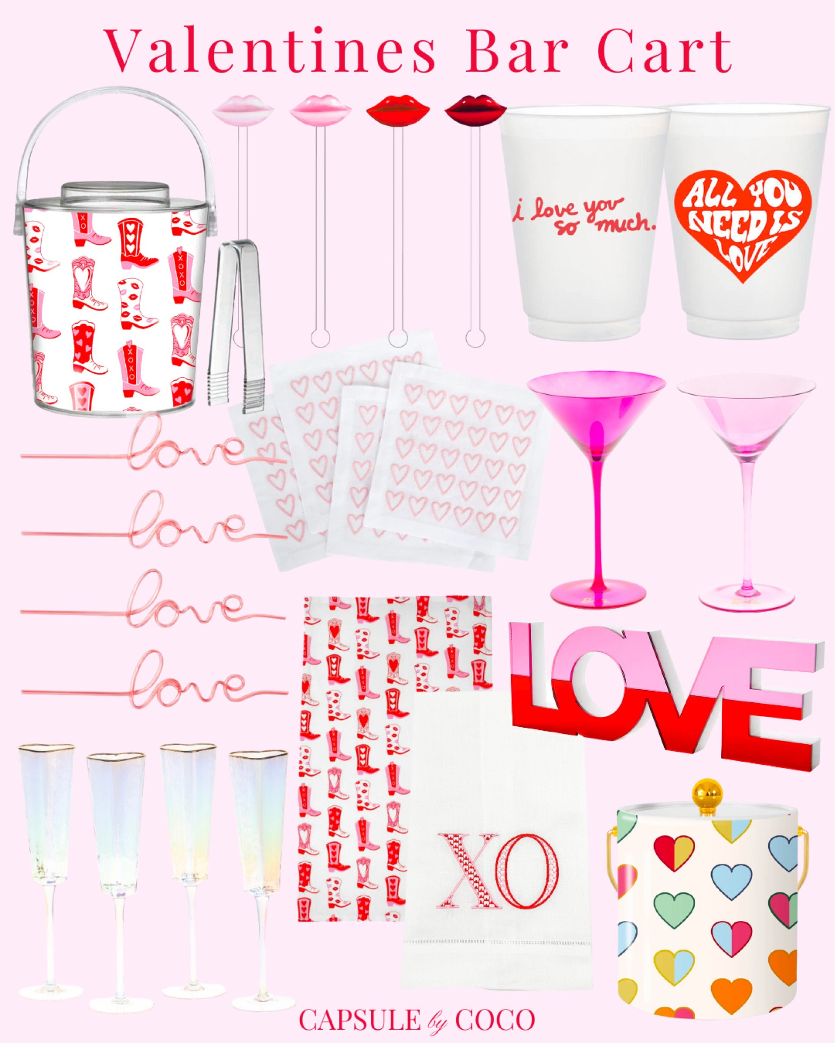 VALENTINES BAR CART ❤️🥂

Bar cart accessories, Valentine’s bar cart, Valentine’s party, Valentines party, Valentine’s Day decor, Valentines Day decor, Valentines decor, Valentine’s decor, Valentine’s Day bar, Valentines Day bar, Valentine’s Day party, Valentines Day party, Galentines Day, Galentine’s Day, Galentine’s Day decor, Galentines Day decor, Galentine’s decor, Galentines decor, Galentines party, Galentine’s party, Galentine’s Day party, Galentines Day party, CapsuleByCoCo

#LTKparties #LTKhome #LTKSeasonal