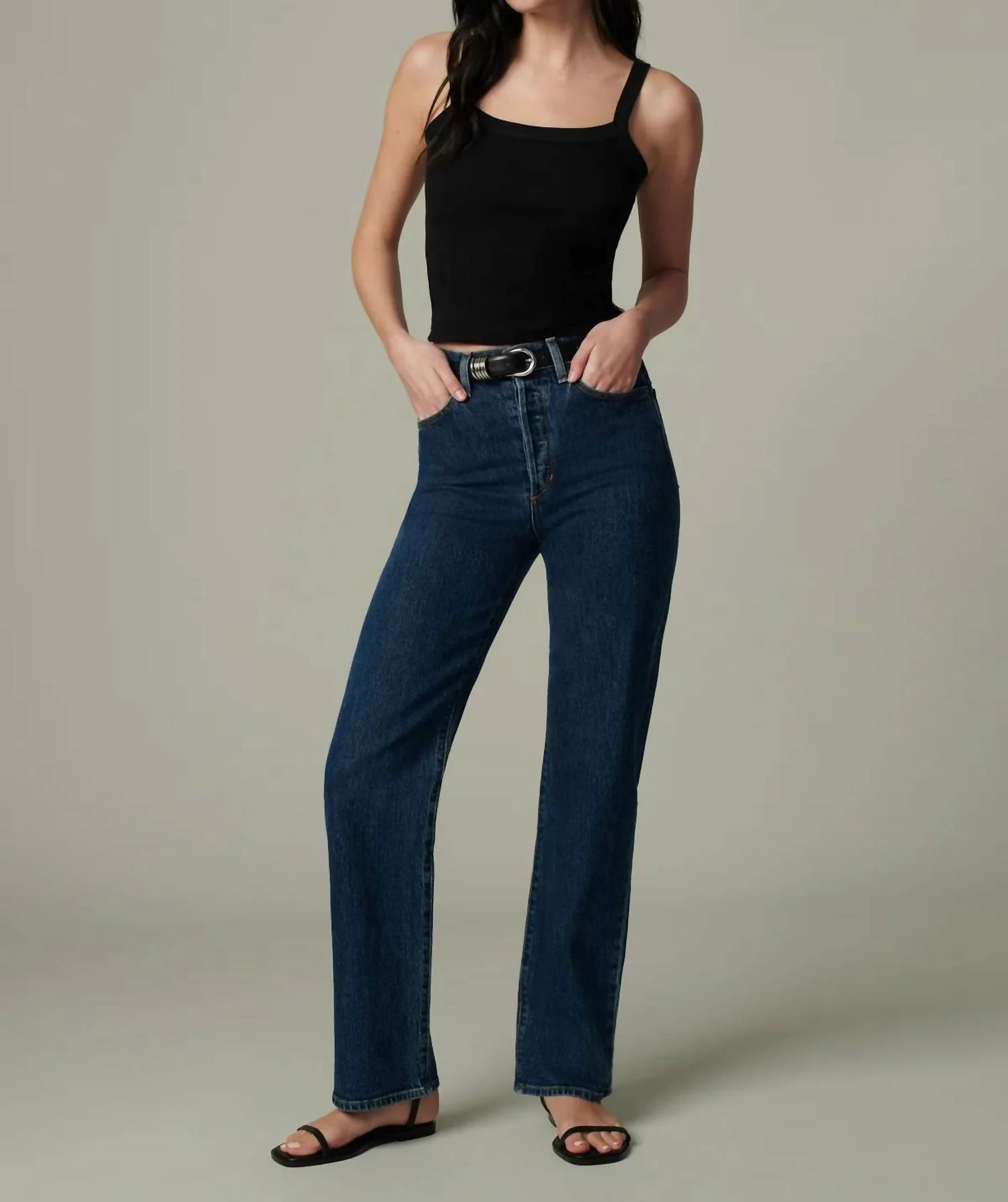 Classic Straight Leg Jean In Denim | Shop Simon