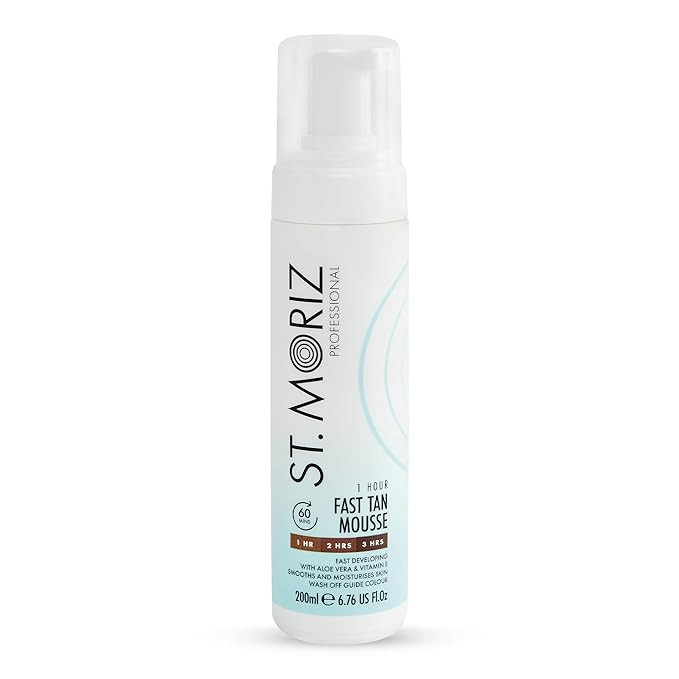 St Moriz Professional 1 Hour Fast Self Tanner Mousse, Light to Dark – Instant, Express Self Tan... | Amazon (US)