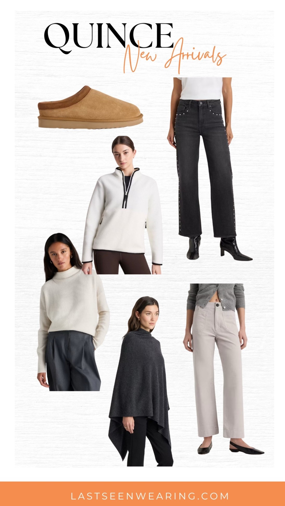 Quince New Arrivals #slippers #quarterzip #straightleg

#LTKOver40 #LTKootd