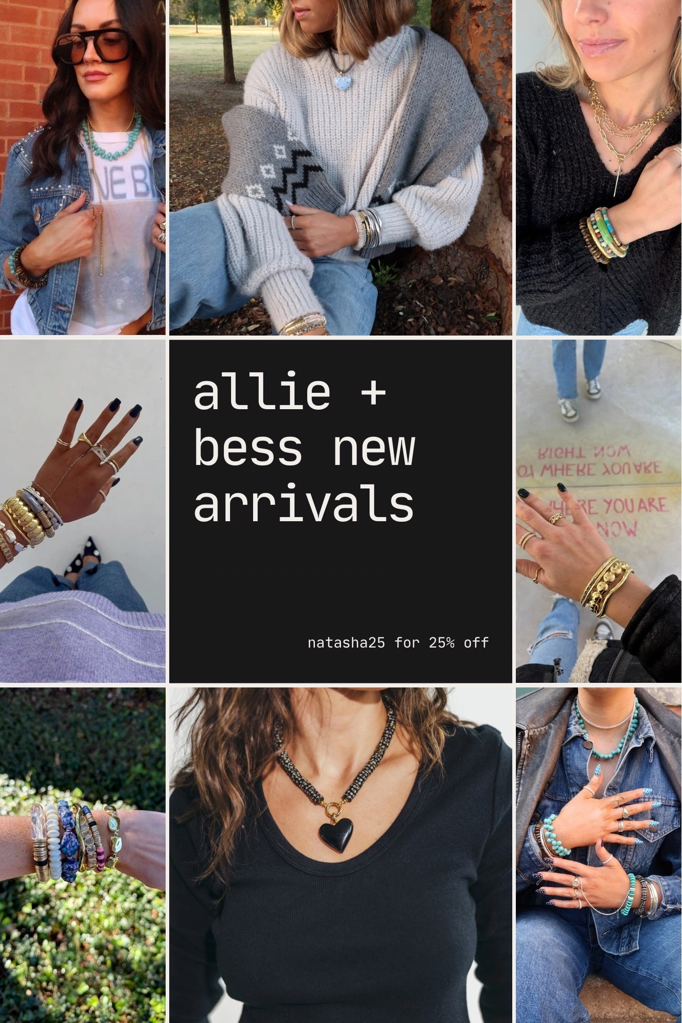 all new Allie and Bess arrivals now 25% off with code natasha25 • 

#LTKgrwm #LTKSeasonal #LTKOver40