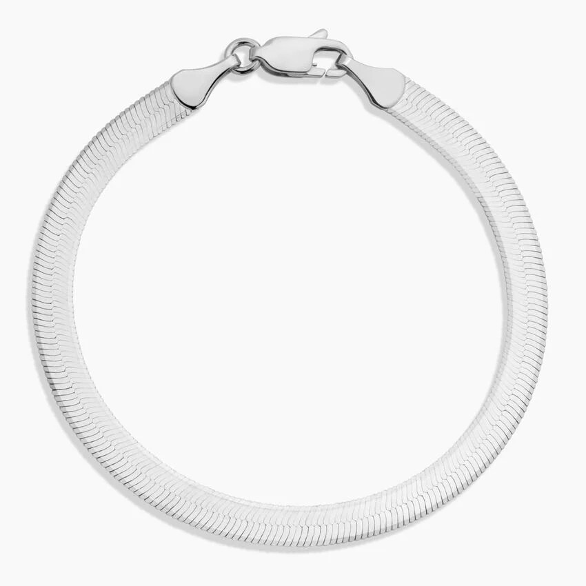 Dezi 6.5 in. Herringbone Bracelet (4.6mm) | Brilliant Earth
