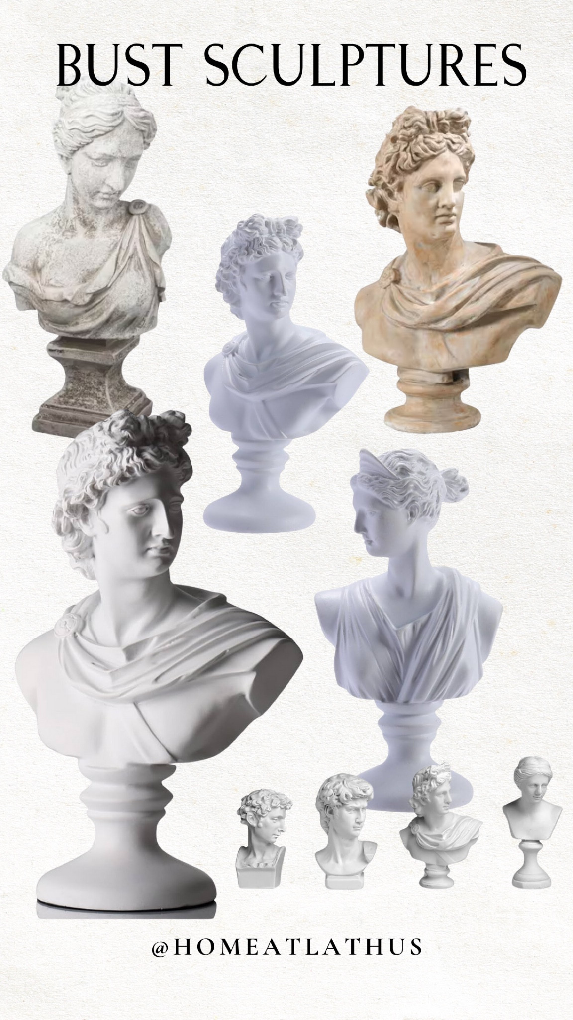 Variety of busy sculptures from large to mini sizes 

#LTKHome