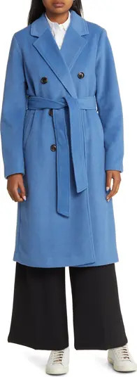 Sam Edelman Tie Waist Double Breasted Trench Coat | Nordstrom | Nordstrom