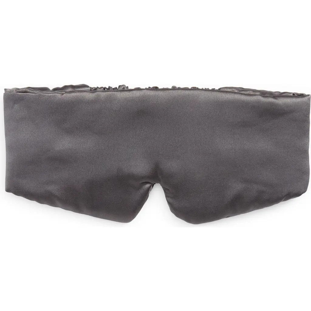 Kitsch The Pillow Satin Eye Mask in Charcoal at Nordstrom | Nordstrom