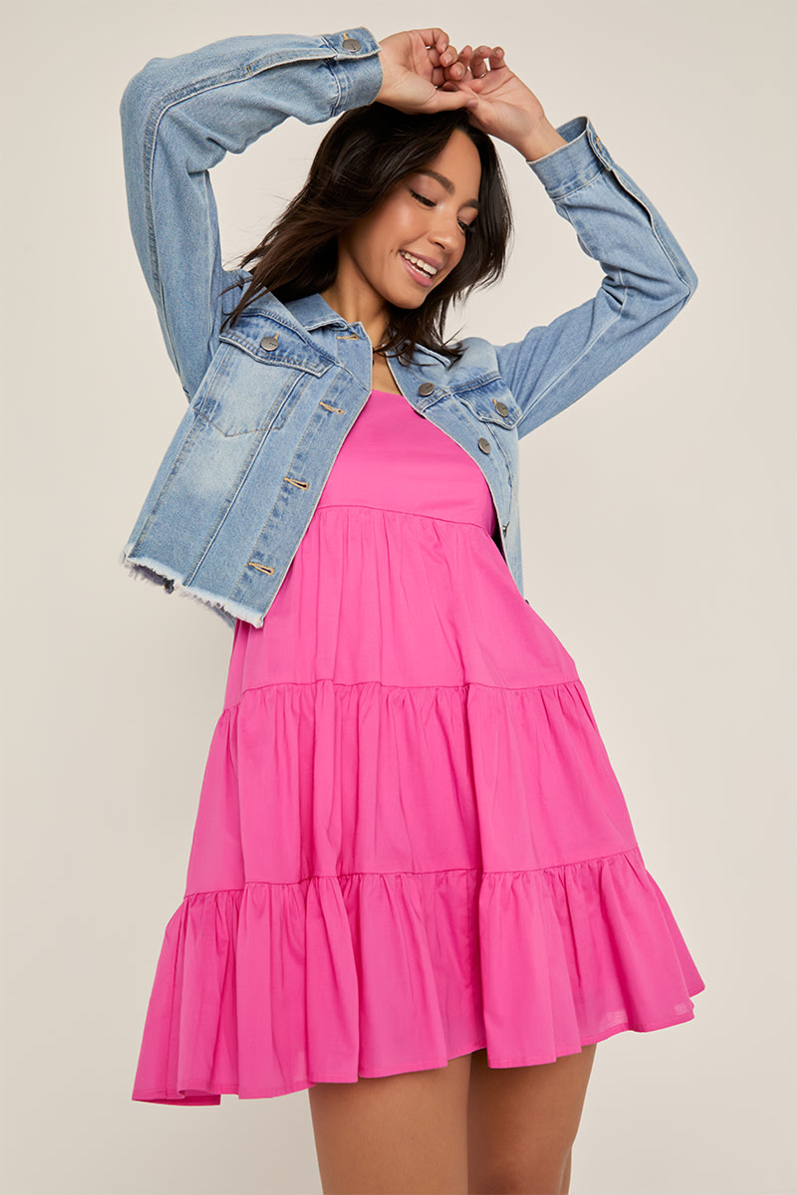 Abigail Classic Denim Jacket | Francesca's