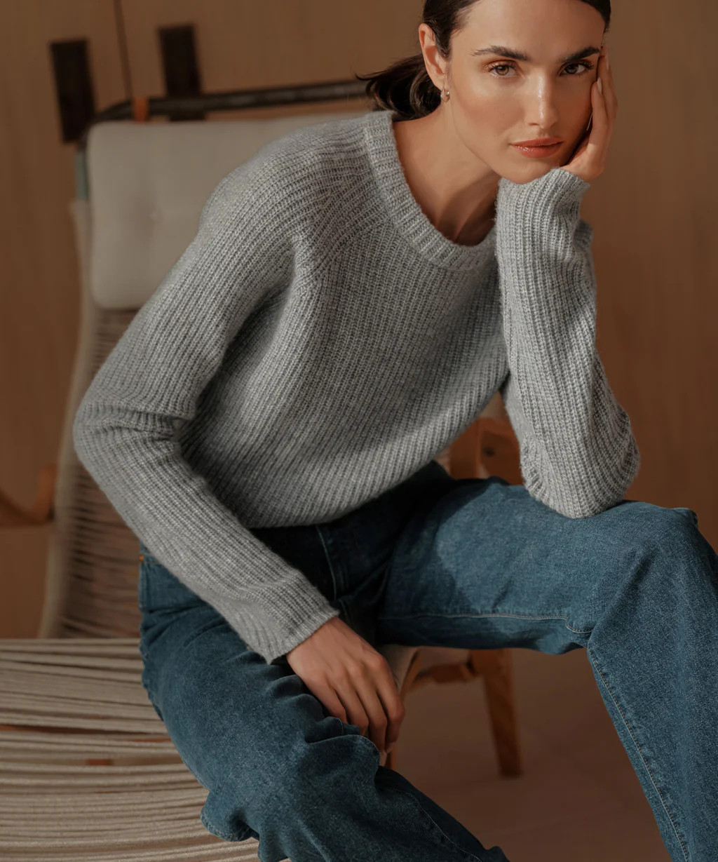 Cashmere Fisherman Sweater | Jenni Kayne