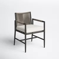 Esme Patio Dining Armchair with Cushion | Wayfair North America
