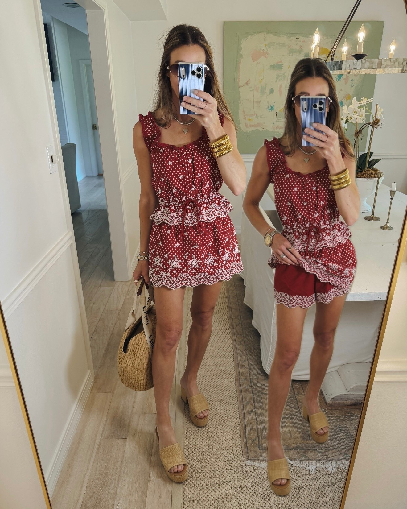 Target matching eyelet skort and sleeveless top set! Runs tts. Wearing size xs. I’m 5’6 118lbs size 0 and size 25 in jeans 

#LTKmomlife #LTKootd #LTKgrwm