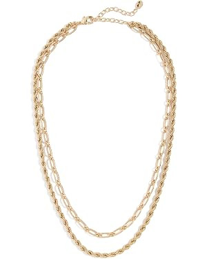 Argento Vivo Women's Rope & Link 2 Row Necklace | Amazon (US)