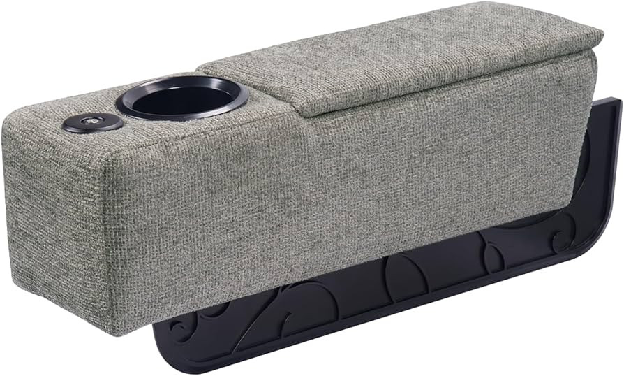 Multifunctional Sofa Armrest, Couch Armrest with Wireless Charge Stand, Removable Couch Caddy wit... | Amazon (US)