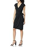 Amazon Essentials Women's Classic Cap Sleeve Wrap Dress (Available in Plus Size) | Amazon (US)