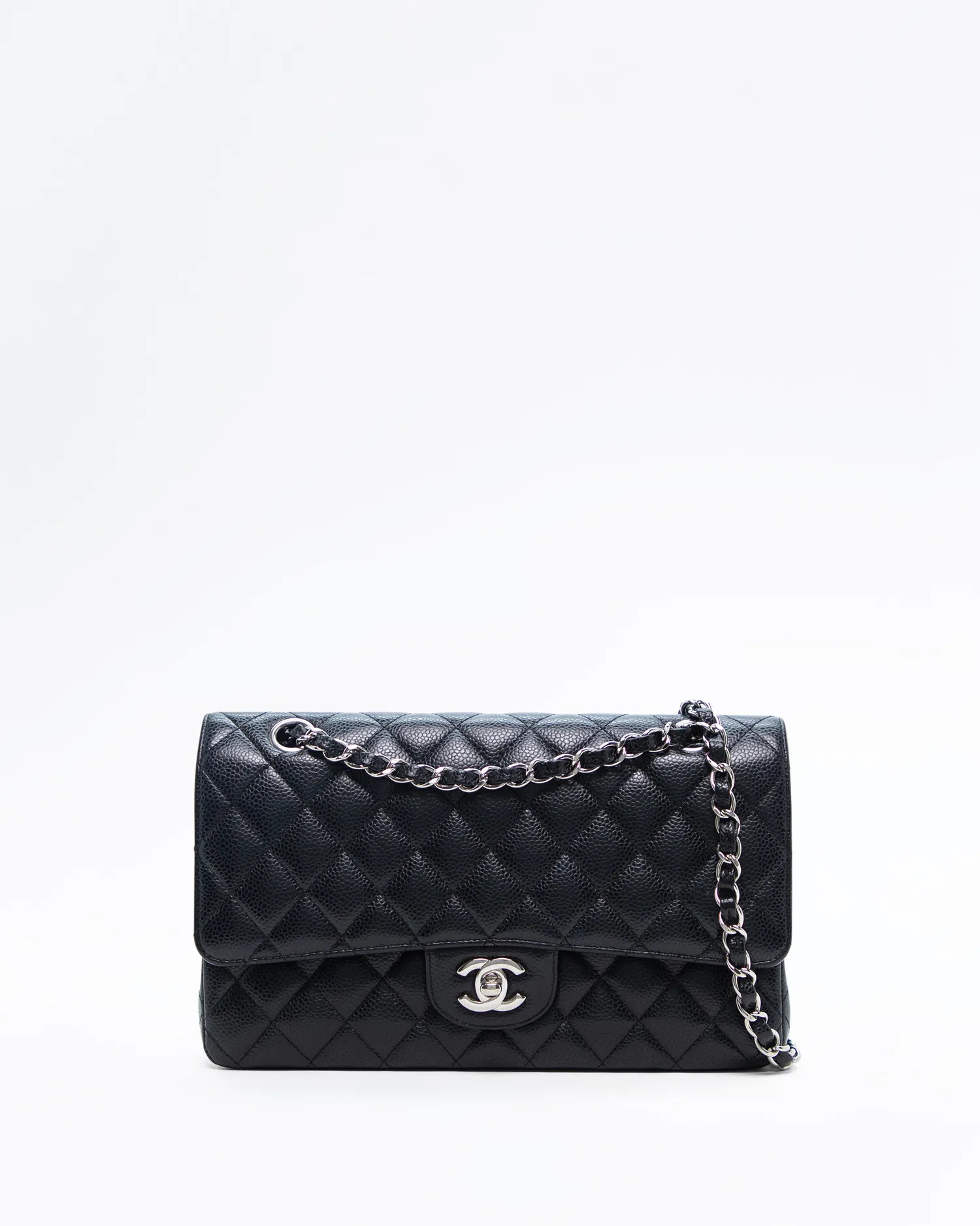 Caviar Quilted Classic Double Flap Bag | Vivrelle