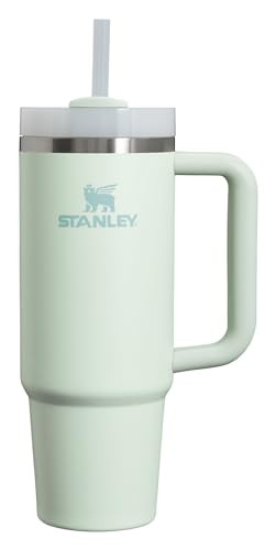 Stanley Quencher H2.0 Tumbler with Handle and Straw 30 oz | Flowstate 3-Position Lid | Cup Holder Compatible for Travel | Insulated Stainless Steel Cup | BPA-Free | Mist | Amazon (US)