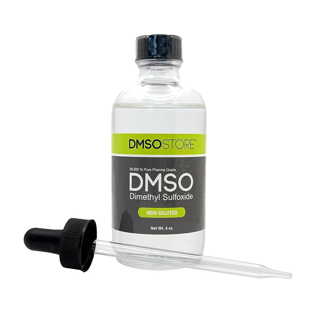 DMSO Liquid Pharmaceutial Grade 4 oz. (Dimethyl Sulfoxide) 99.995% Purity, Low Odor, Non-Diluted,... | Amazon (US)